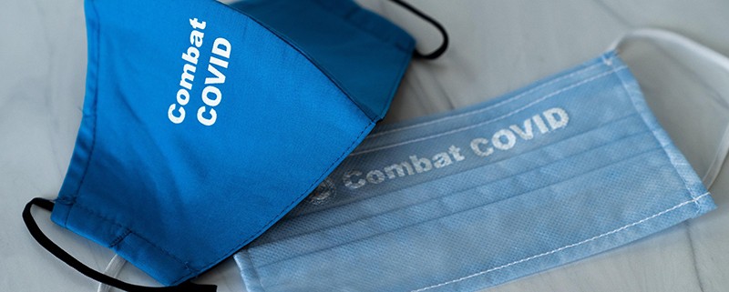 combat covid face covering